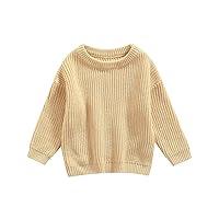 Algopix Similar Product 13 - Baby Girl Sweaters Oversized Knit