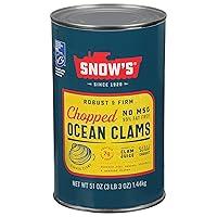 Algopix Similar Product 17 - Snows Ocean Chopped Clams Canned 51
