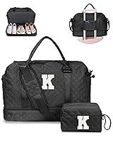 Algopix Similar Product 3 - Vogewood Initial Duffle Bag with Shoe