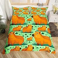 Algopix Similar Product 17 - Capybaras Bedding Duvet Cover Set King