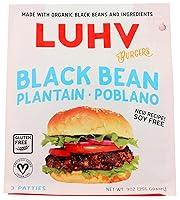 Algopix Similar Product 18 - LUHV FOOD Burger Black Bean Plantain