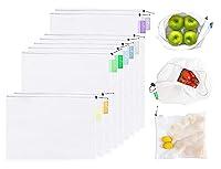 Algopix Similar Product 19 - purifyou Set of 9 Reusable Produce