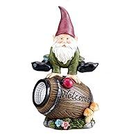 Algopix Similar Product 3 - Solar Powered Gnome Jumping Over a