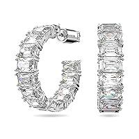 Algopix Similar Product 5 - SWAROVSKI Millenia hoop earrings