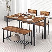 Algopix Similar Product 17 - SogesHome 4Piece Kitchen Table and 2