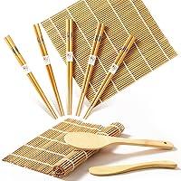 Algopix Similar Product 17 - Sushi Making Kit Delamu Bamboo Sushi