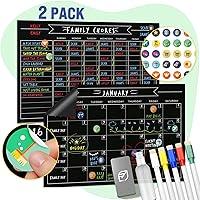 Algopix Similar Product 4 - Magnetic Chalkboard Calendar for