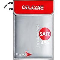 Algopix Similar Product 16 - COLCASE Fireproof Document Bag Upgraded