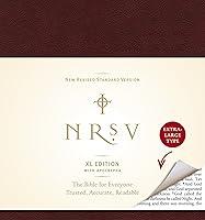 Algopix Similar Product 13 - NRSV XL with Apocrypha (burgundy)
