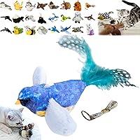 Algopix Similar Product 11 - XQGMAN Interactive Chirping Bird Cat