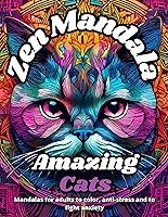 Algopix Similar Product 5 - Zen Mandala 32 Amazing Cats 1