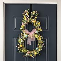 Algopix Similar Product 18 - Glitzhome Wreath Wall Hanging Wreath