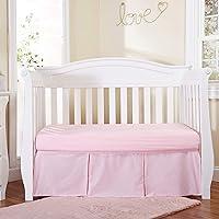 Algopix Similar Product 1 - EVERYDAY KIDS Light Pink Pleated Crib