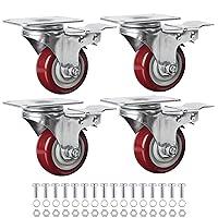 Algopix Similar Product 10 - Finnhomy 3 Inch Caster Wheels Set of 4