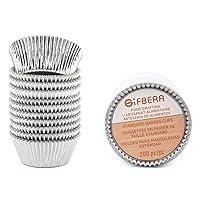 Algopix Similar Product 5 - Gifbera Standard Silver Foil Cupcake