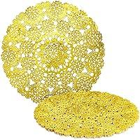 Algopix Similar Product 20 - Juvale 60 Pack Gold Doilies 12 inch