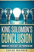 Algopix Similar Product 14 - King Solomons Conclusion Finding Joy