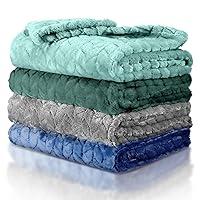 Algopix Similar Product 18 - Frienda 4 Pcs Baby Fuzzy Blanket Fluffy