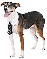 Algopix Similar Product 13 - Skull Print Tie for Pet, Large/X-Large