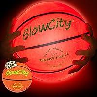 Algopix Similar Product 1 - GlowCity Glow in The Dark Basketball