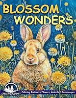 Algopix Similar Product 5 - Blossom Wonders Adult Coloring Book