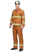 Algopix Similar Product 5 - Mens Firefighter Costume Tan Turnout