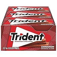 Algopix Similar Product 5 - Trident Cinnamon Sugar Free Gum 12