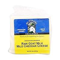 Algopix Similar Product 18 - MT STERLING Raw Goat Milk Mild Cheddar