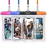 Algopix Similar Product 9 - Fcolor Waterproof Phone Pouch  4 Pack