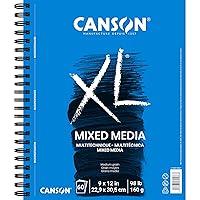 Algopix Similar Product 18 - Canson XL Series Mixed Media Pad Side