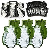 Algopix Similar Product 13 - MoldFun 3D Grenade Ice Ball Molds 
