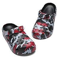 Algopix Similar Product 20 - Mallaza Boys Girls Camo Garden Clogs