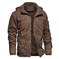 Algopix Similar Product 11 - DrCyril Mens Winter Jacket Cotton