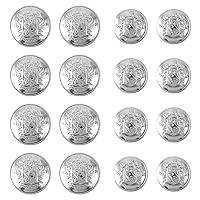 Algopix Similar Product 13 - 16 PCS Metal Blazer Button Set 2 Sizes