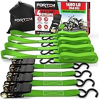 Algopix Similar Product 3 - FORTEM Ratchet Straps 1650lb Break