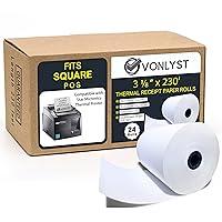 Algopix Similar Product 2 - Vonlyst Receipt Paper Roll 3 18 x 230