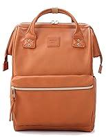 Algopix Similar Product 18 - KahKee Leather Backpack Diaper Bag