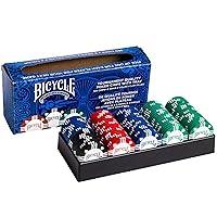 Algopix Similar Product 5 - Bicycle 8G 100Count Clay Poker Chips
