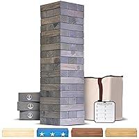 Algopix Similar Product 7 - GoSports Giant Wooden Toppling Tower 