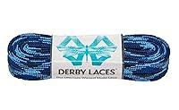 Algopix Similar Product 12 - Derby Laces Blue Camouflage Waxed Skate