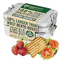 Algopix Similar Product 18 - GreenLunch Bento Stackable Stainless