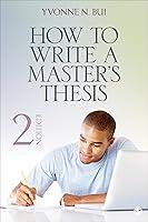 Algopix Similar Product 2 - How to Write a Master′s Thesis