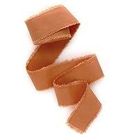 Algopix Similar Product 5 - Rust 1 inch wide 5 yds frayed edges