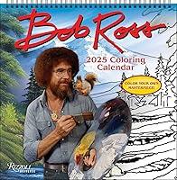 Algopix Similar Product 12 - Bob Ross 2025 Coloring Wall Calendar