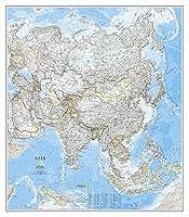 Algopix Similar Product 11 - National Geographic Asia Wall Map 