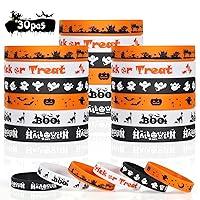 Algopix Similar Product 5 - Halloween Rubber Bracelets 30 PCS Bulk