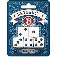 Algopix Similar Product 14 - Classic White Game Dice for Playing