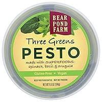 Algopix Similar Product 11 - BEAR POND FARM 3 Greens Pesto, 6.5 OZ