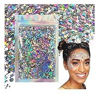 Algopix Similar Product 1 - Holographic Silver  Electric Bliss