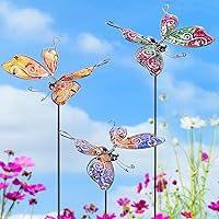 Algopix Similar Product 4 - Juegoal Set of 3 Butterfly Garden